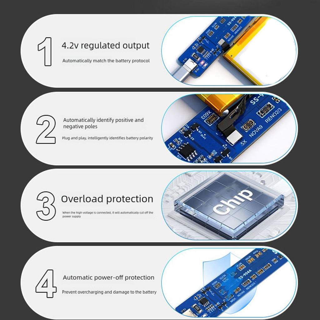 Dead Cellphone Battery Reactivator Manual Recovery Tool With LED Indicators Suitable For DIY Enthusiasts And Technicians