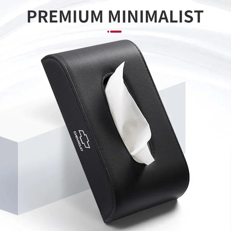 Car Tissue Box Holder Center Console Armrest Napkin Box for Chevrolet Silverado Impala Malibu Equinox Cruze Camaro Blazer Aveo RZ4