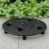 Non Scratch Pot Stands 6Pcs Plant Risers, 8 Inch Round Plastic Durable Risers Elevator Stands, Feet for Indoor Outdoor Flower Pots Tabletop