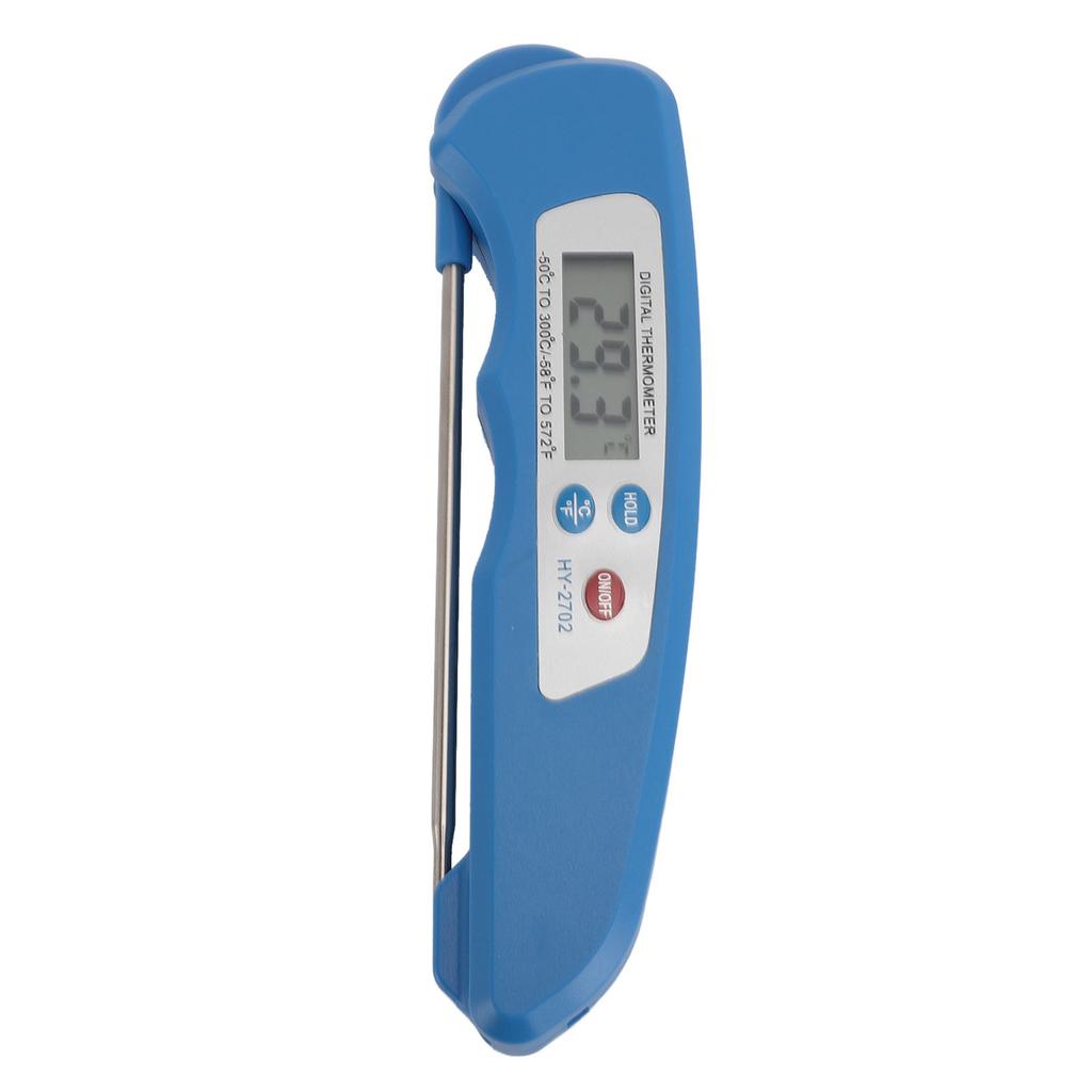 Digitales Fleischthermometer Lange Sonde Faltbares Lebensmitteltemperaturmessgerät für Küche Kochen Outdoor