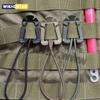 2 Pezzi Fibbia Morsetto Moschettone Zaino Attrezzi Sopravvivenza Moschettoni Gancio Appendi Borsa Campeggio Nylon Esterno escursione selvaggia