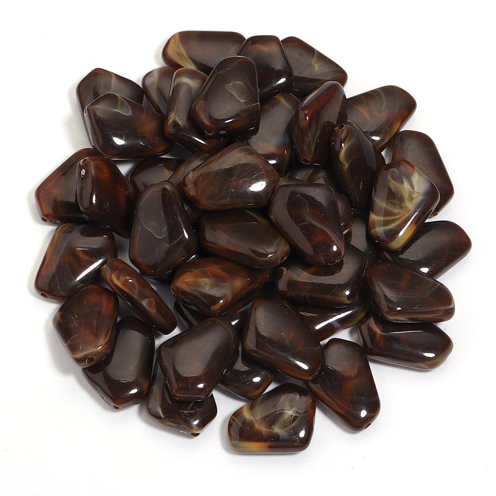 20pcs 25x18mm Irregular Acrylic Beads Colorful Cloud Loose Spacer Beads For DIY Jewelry Making Bracelets Necklace Accessories