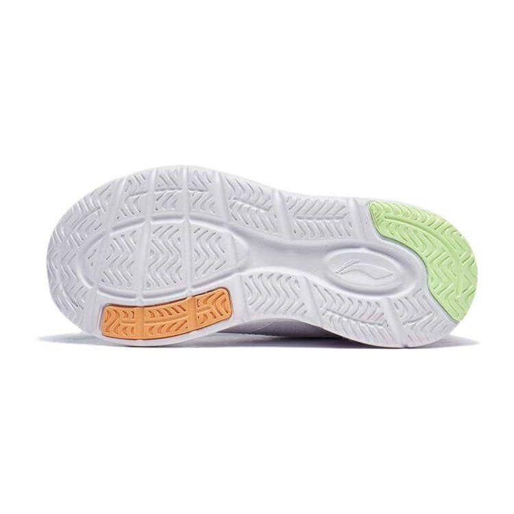 Li Ning Comfortable Casual Non-Slip Wear-Resistant Kids Casual Shoes Kids Shoes White Purple YKNT076-4