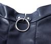 Aisile Black Leather Erotic Restraint Clothing