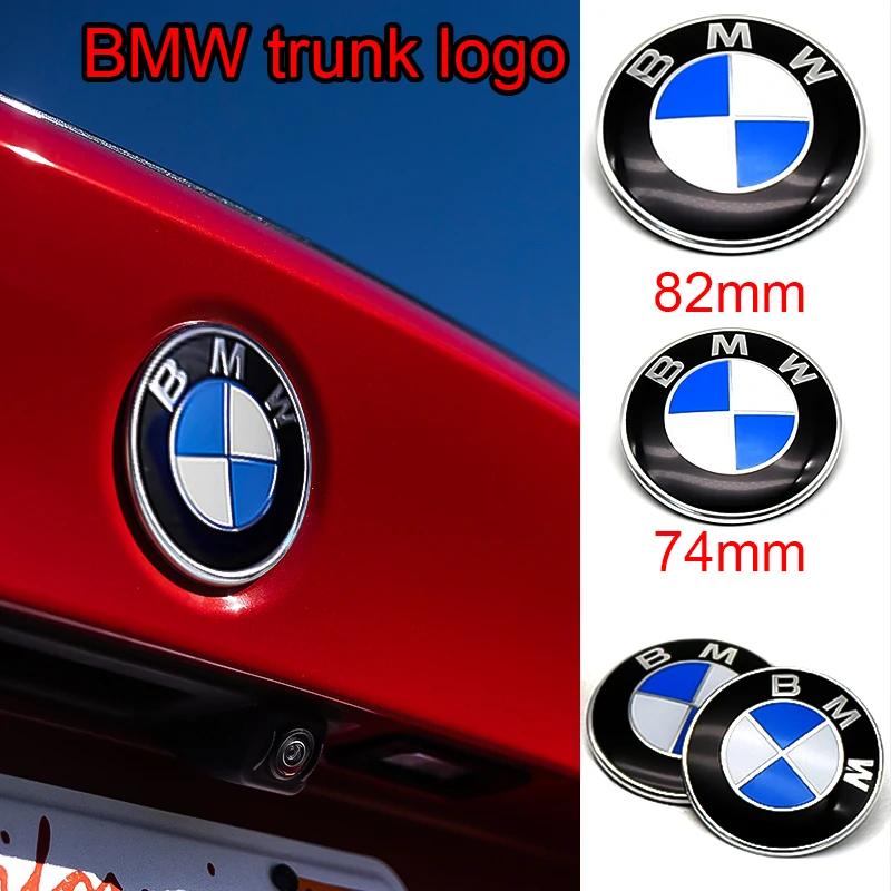 Car Blue White Logo Front Hood Emblem 82mm Rear Badge 74mm Wheel Hub Cap 68mm 56mm Steering Wheel Sticker 45mm Accessory For BMW Xm0
