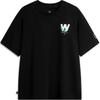 Li Ning X Jcchr Artist Collaboration Wade Series Printed Letter Crew Neck Comfortable Versatile Breathable Loose Short Sleeve T-Shirt AHSUB27-4