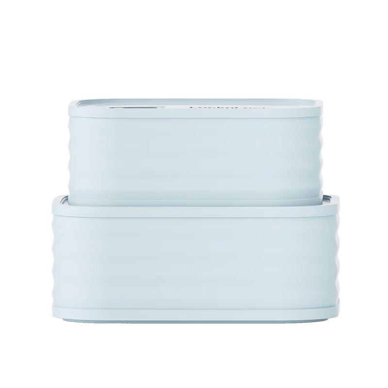 LocknLock New Vitality Stainless Steel Food Container 2-Piece Set