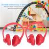 2pcs 1Celsius12 Scale  ature Headset Model High Simulation Lifelike Doll Headphone Decoration