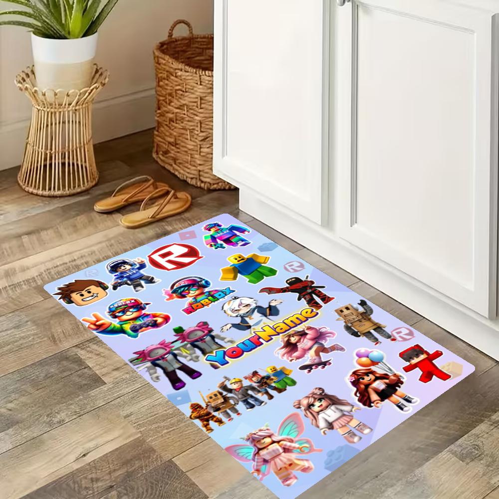 Roblox Customize Your Name Kitchen Rug Runner Rug Laundry Mat Hallway Entryway The Best Gift Choice
