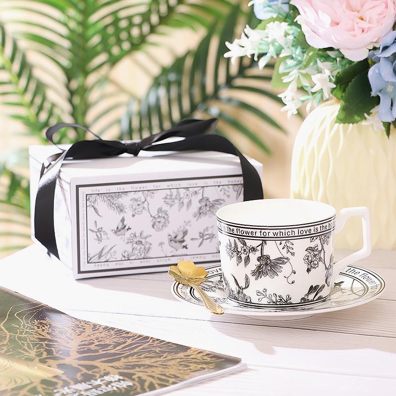 British High-Value Ceramic Cup Gift Tea Cup Coffee Cup Saucer Water Cup Set Premium Souvenir Afternoon Tea