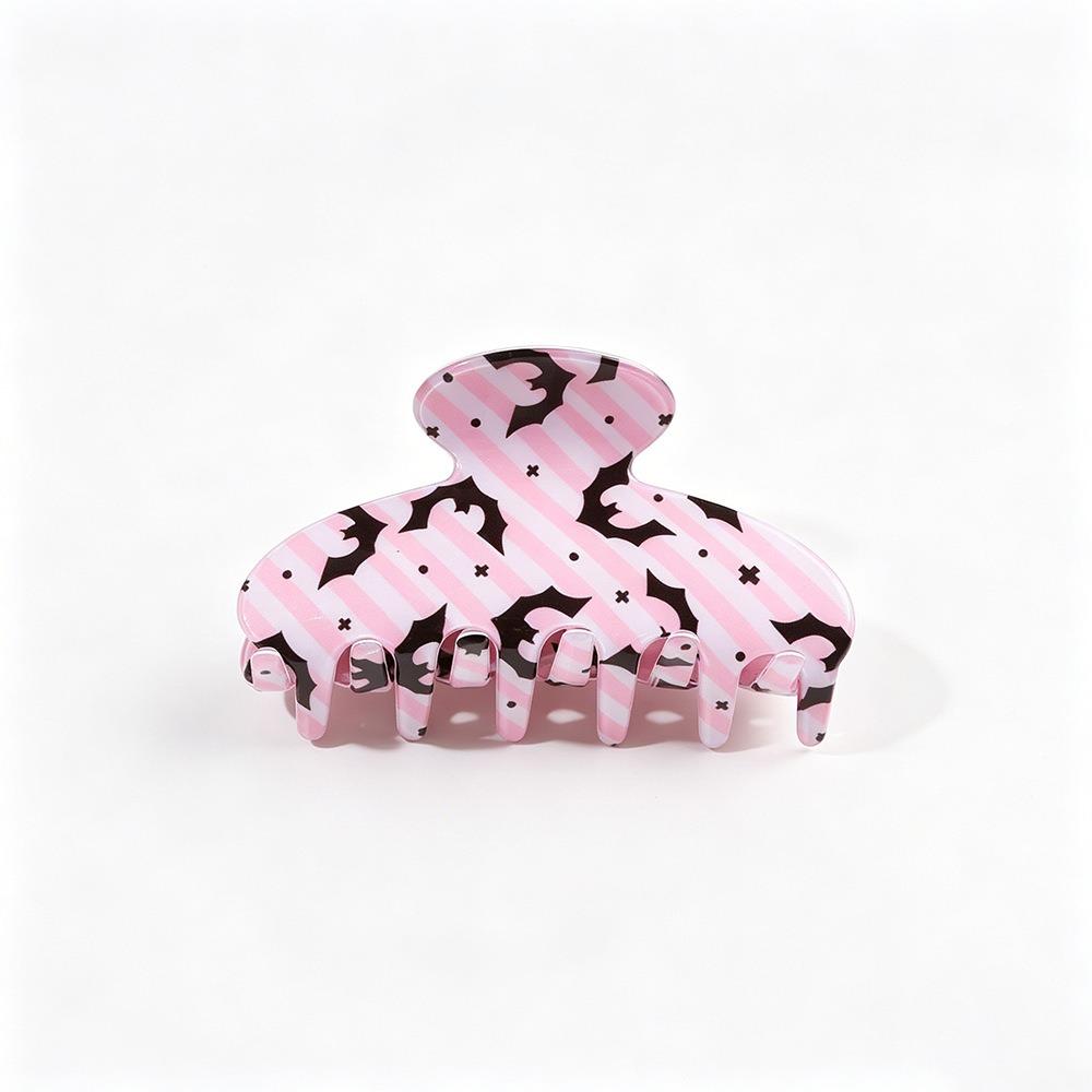 Spider Pumpki Hair Clip PVC Acrylic Ghost Hairpin Large Shark Clip Festive Gathering