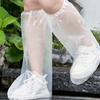 High Top Design Shoe Covers Disposable Water Resistant Boot Covers Overshoes Shoe Protectors Thickened Rain Shoes