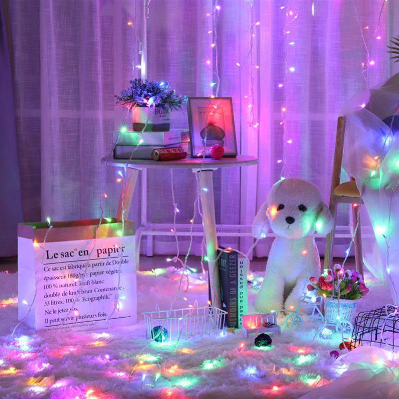 

Star String LED Lights: Heart-Shaped Decorative Lights for Bedroom or Dorm Battery 2m 10 lights