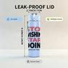1PC Stop Wishing Start Doing Text 750ml Color Plastic Sports Water Bottle Leakproof Flip Straw Lid Suitable for Sports Office Home Use