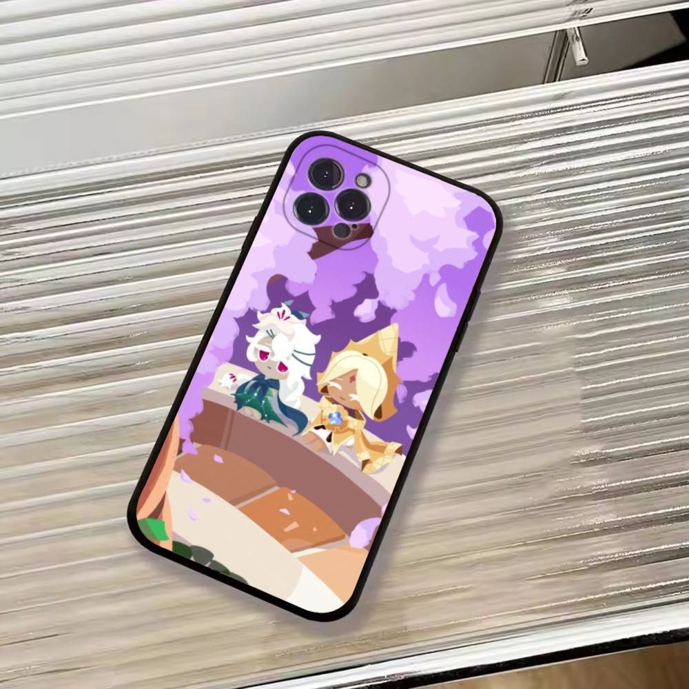 Game C-Cookie R-Run Kingdom Phone Case For iPhone 17,16,15,14,13,12,11 Plus,Pro Max,XS,Soft Black Cover