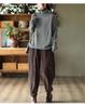 Women's Patchwork Chenille Harem Pants - Autumn/Winter 2024, Thickened Velvet for Warmth, Versatile Casual Slim Fit.