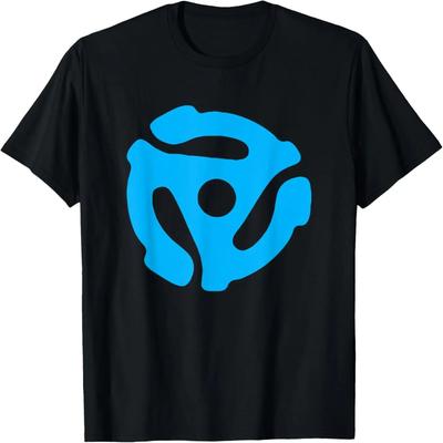 Vinyl Record 45 RPM Adapter for Audiophile T-Shirt