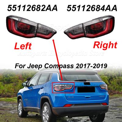 Left Right Car Tail Light Stop Brake Lamp Taillight 55112684AA 55112685AA For Jeep Compass 2017-2019 55112682AA 55112683AA