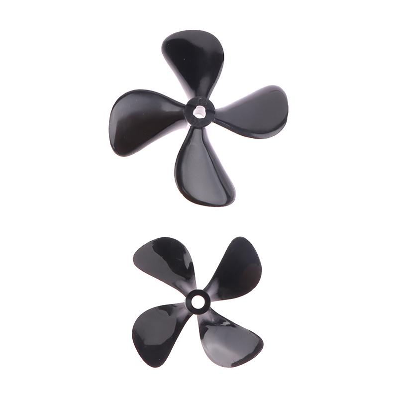 2Pcs 4Mm Rc Boat Four Blades Paddle Positive/Reverse Boat Propeller High Strength Screw D50/55/60/70Mm