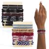 20PCS/SET Elastic Hair Ties Bracelet Ponytail Holder Bracelet Scrunchie Boho Bracelet Hair Ties Boho Hair Ties Elastic