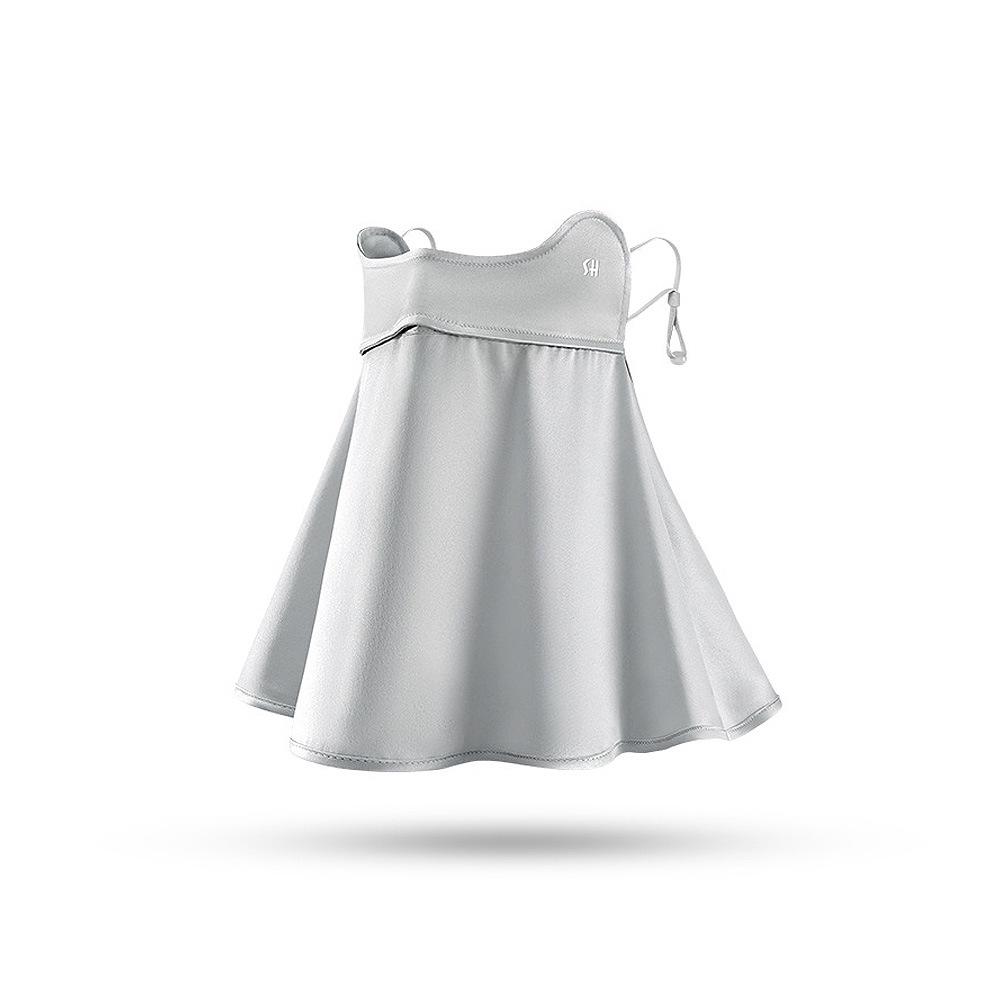 Women's Summer Mulberry Silk Facekini: Sun & Eye Protection, Breathable, XKZ55