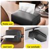 Multifunctional Car Tissue Box: Seat Back Hanging & Sun Visor High-End Holder