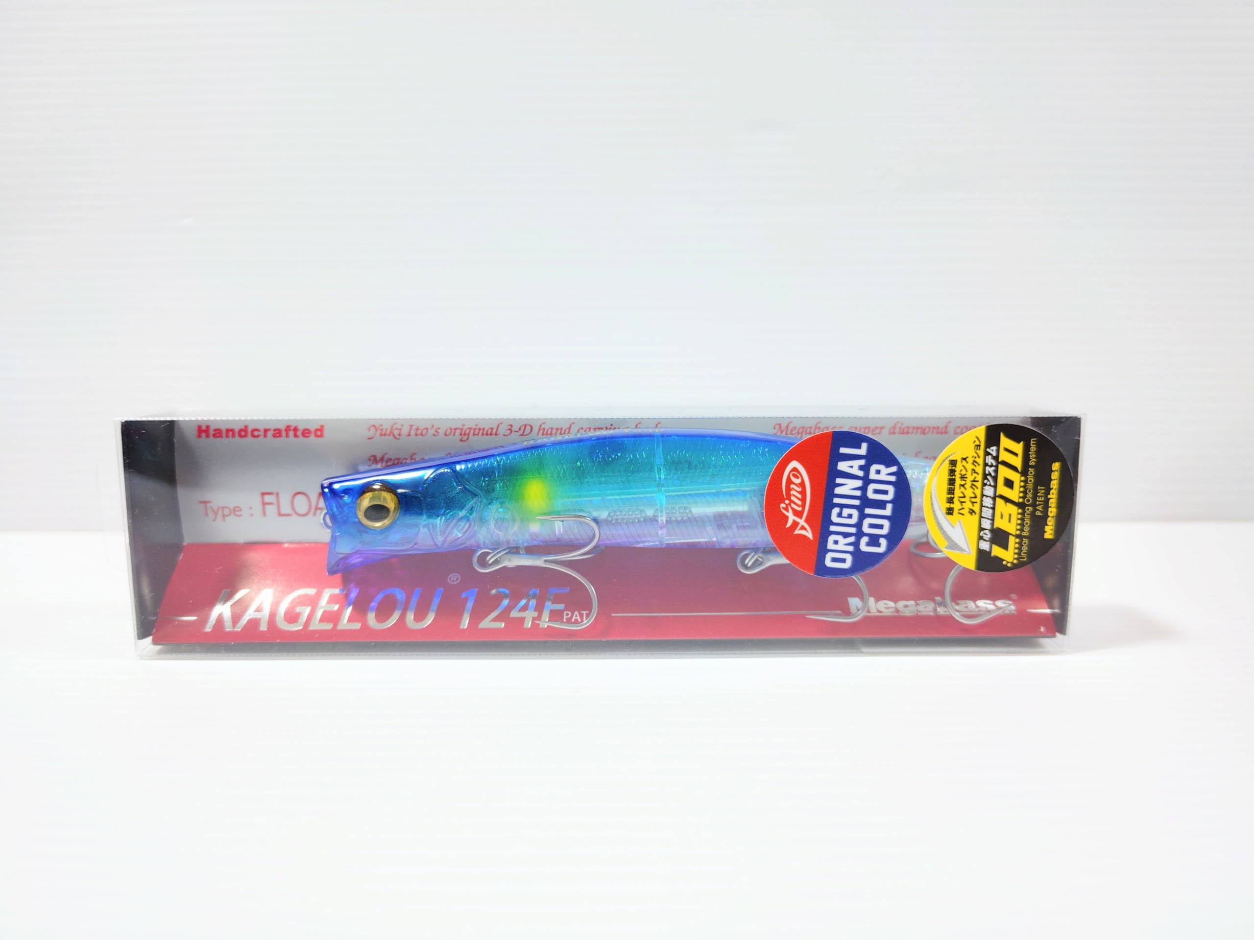 

Megabass Kagerou 124F Fimo Original Color LUCANO (SP-C) жёлтый