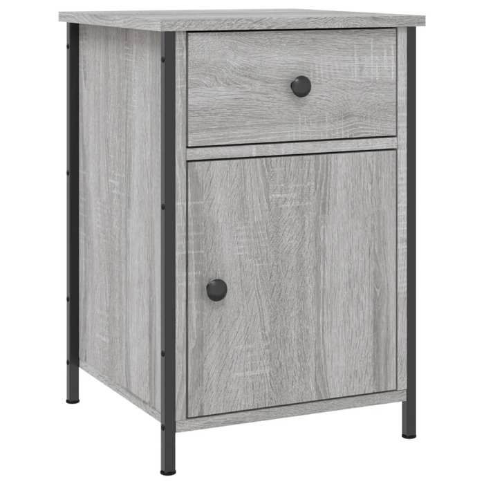 VidaXL Bedside Table Sonoma Grey 40x42x60 Cm Engineered Wood 825909