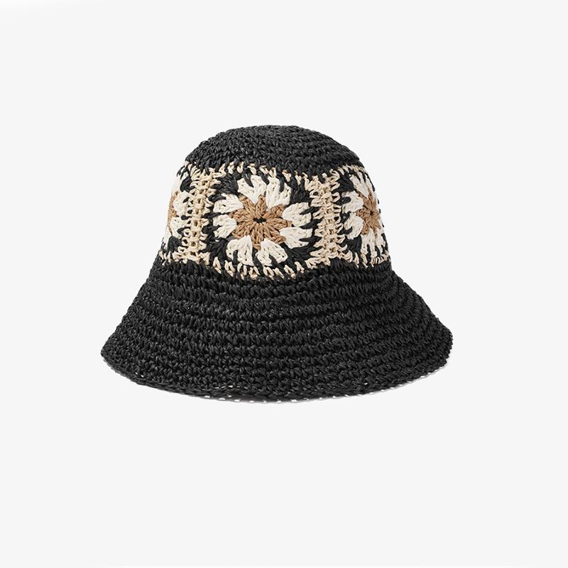 Style Hat Versatile Exquisite Flower Womens Sweet Sunshade Fisherman Hats