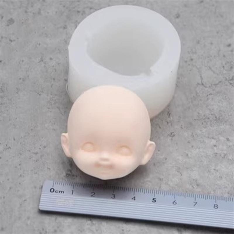 Forma silikonowa do twarzy lalki, forma do fondantów, czekolady, formy do gliny, mydła DIY, lekkie narzędzia do dekoracji tortów, forma do pieczenia