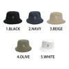 Basic Enchi Hand Sign Bucket Hat, Logo Boonie Hat, Men's and Women's, White