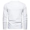 Men Solid Color Long Sleeve Casual Basic Bottoming T Shirt For Daily Wear