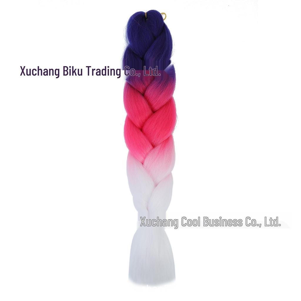 Three, Four, Five-Color Gradient High-Temp Fiber Jumbo Braid Material