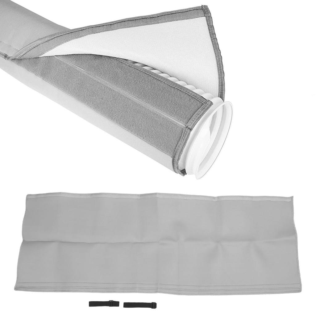 AC Hose Sleeve Cover, Waterproof Insulated Duct Wrap for Mobile   Conditioner Exhaust Hose, Polyester Material, Simple Design, Lightweight and Easy