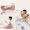 Multi-Functional Pea Bolster Pillow for Girls and Pregnant Women, Full-Body Support for Side Sleeping and Leg Clamping