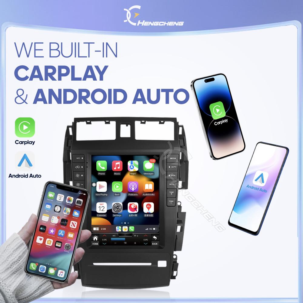 10.4inch Car Radio Multimedia Player GPS Navigation Android13 Auto For Nissan Teana J31 SM5 2003-2007 Carplay 8+256G 4G Car CD