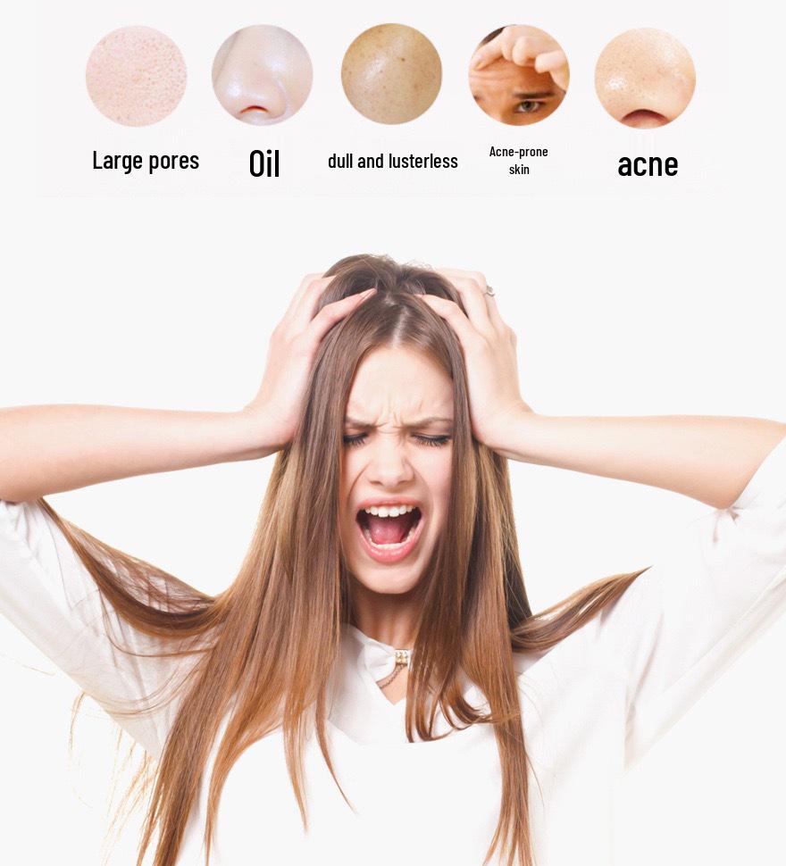 Silicone Waterproof Electric Facial Cleansing Brush for Women