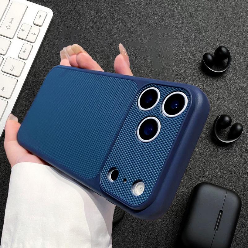 Luxury Instantly Turn 17 Diamond Texture Case For iPhone 17 16 15 14 13 Pro Max Large Camera Shockproof TPU Armor Phone Cover