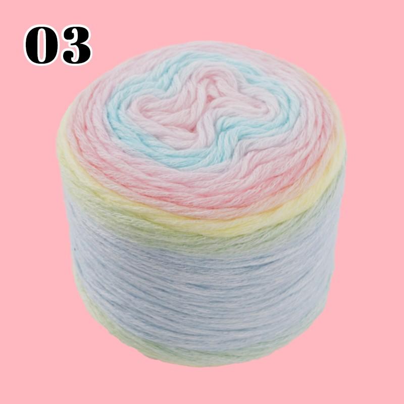 100g/roll Colorfulful Candy Bean Scarf Mohair Yarn Special Knitting Wool Ball Autumn And Winter Handmade Wool Yarn Crochet Yarn
