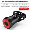 WEST BIKING Bicycle Rear Light Intelligent Brake Sensing Taillights High Visibility Type-C Rechargeable Bike LED Rear Light2