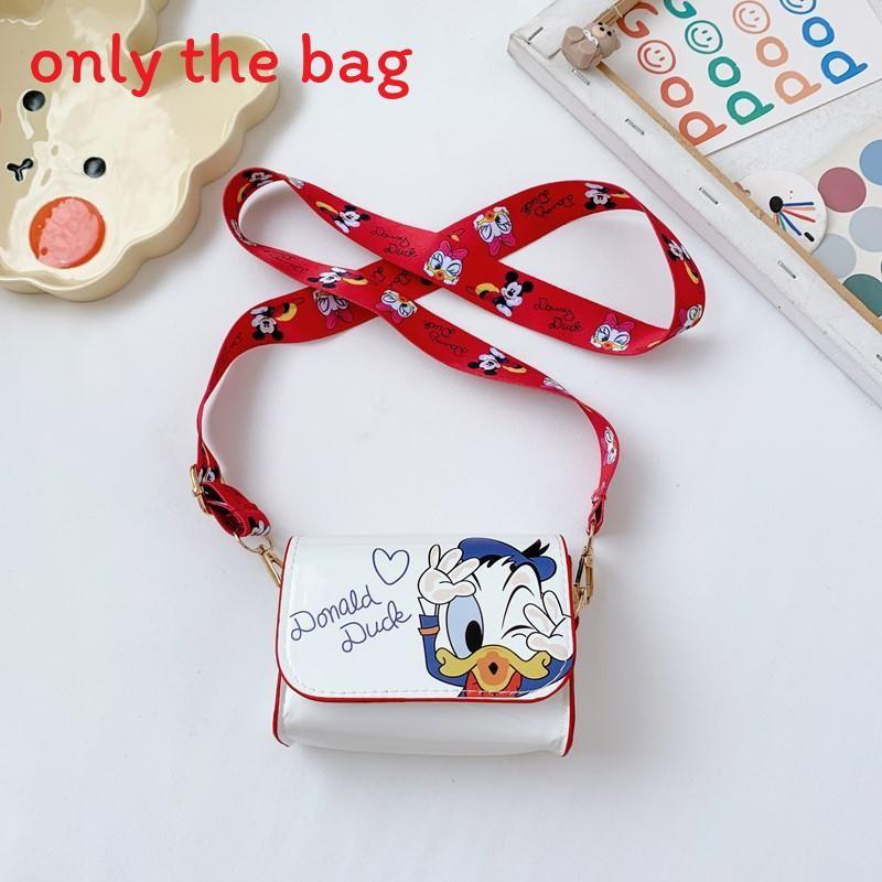 Mini Shoulder Kids Crossbody Bag With Mouse Donald Duck Print Design