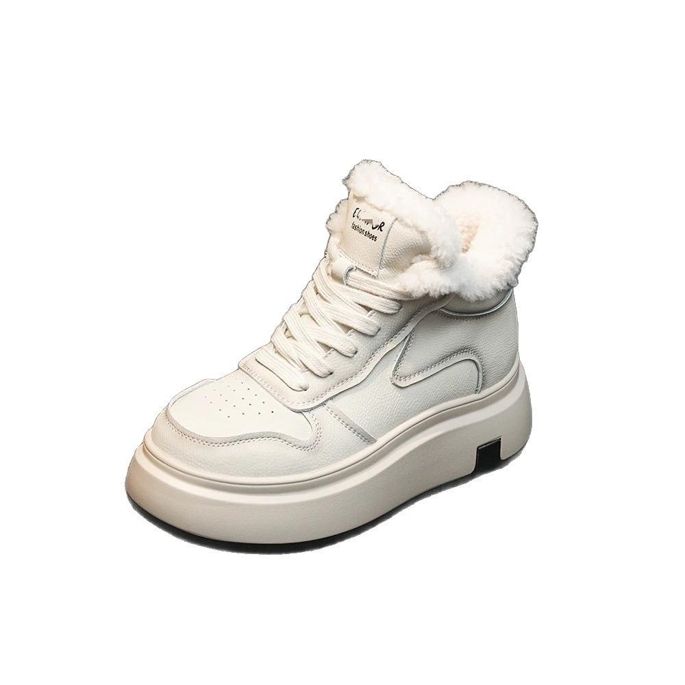 Nouvelles chaussures à plateforme muffin à semelles épaisses automne chaussures de sport montantes chaussures décontractées légères à lacets