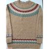 Women's Round Neck Colour Blocked Loose Fit Fashion Pullover Knitwear Luxurious Relaxed-fit Slimming and Versatile Top