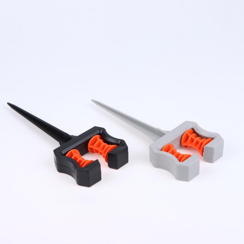 Garden Hose Guide Spike 10.24In Abs Water Pipe Positioning Holder Roller For Outdoor Garden Lawns Landscape Watering