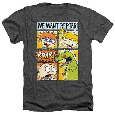 RUGRATS WE WANT REPTAR! COMIC Licensed Adult Men's Heather Tee Shirt SM-3XL Unisex T-Shirt