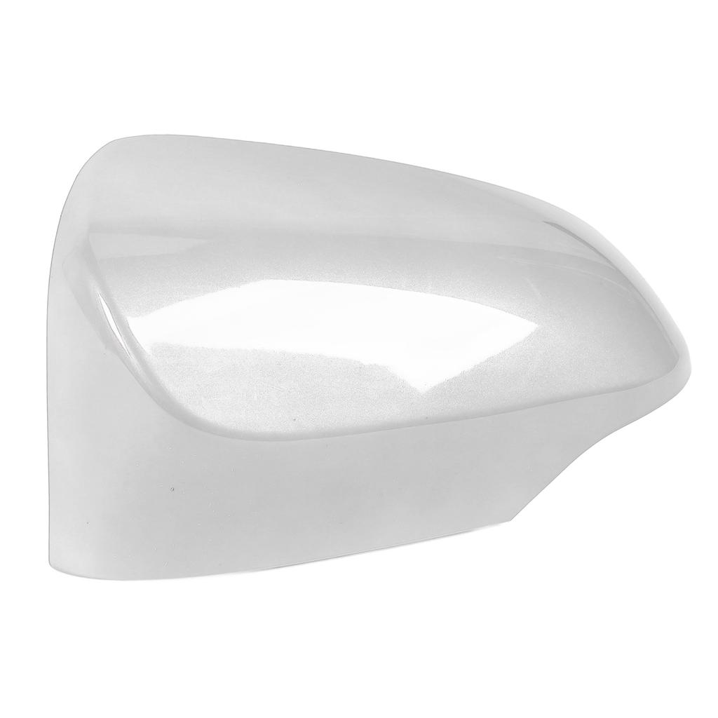 Door Side Mirror Caps Shockproof Scratch Resistant Rearview Wing Mirror Cover Replacement for Vehicle Silver Left: