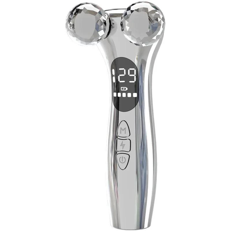 New Electric Facial Slimming Rollor Facial Micro-current Beauty Instrument Face Lift Roller Massager Skin Tighten Beauty Devices