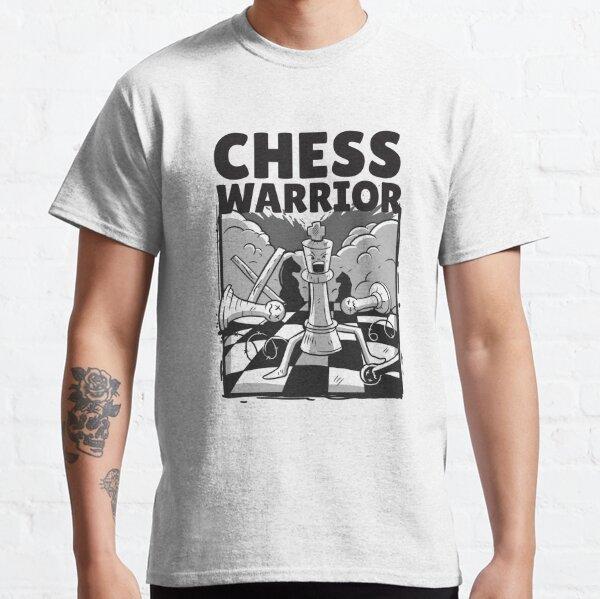 Chess Men's T Shirts King Queen 60s Board Game Horse Fan Player Dad Vintage Tee Shirt Short Sleeve T-Shirt Cotton Gift Idea