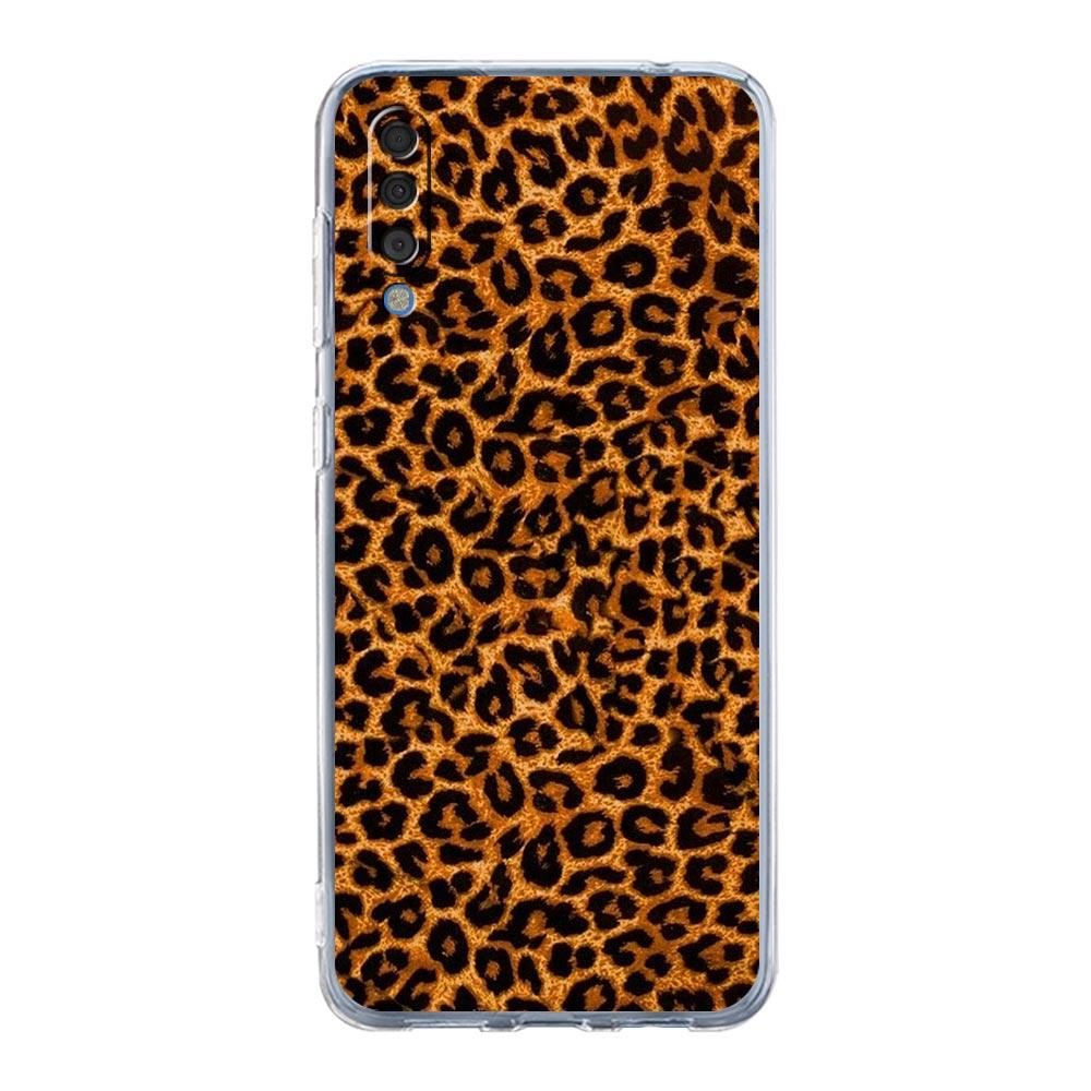 Phone Case For Samsung A14 A50 A70 A30 A40 A20E A10S A20S A02S A04S A12 A22 A32 A34 A42 A52 5G A54 Tiger Leopard Flower Cover