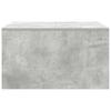 Coffee Table with Drawers Concrete Grey 70.5 x 70 x 40 cm